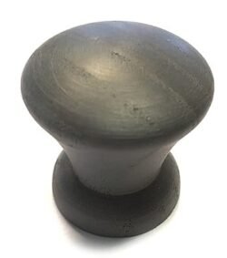 Bouton de Meuble « Campagne Chic » – Noir Délavé – ⌀ 30 mm (Lot de 2)