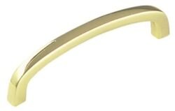 Poignée de Meuble – 96mm d&rsquo;Entraxe – Laiton Non Verni Patiné (Lot de 2)