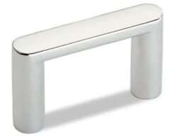 Poignée de Meuble – 32mm d&rsquo;Entraxe – Chrome Brillant Poli (Lot de 2)