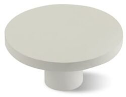 Bouton de Meuble – Blanc – ⌀ 60mm (1 pièce)