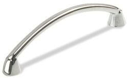 Poignée de Meuble – 64mm d&rsquo;Entraxe – Chrome Brillant Poli (Lot de 2)