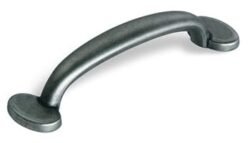 Poignée de Meuble « Vintage » – 96mm d&rsquo;Entraxe – Argent Vieilli (Lot de 2)