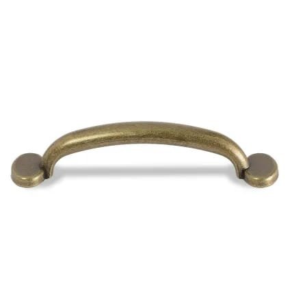 Poignée de Meuble "D'antan" - 96mm d'Entraxe - Laiton Vieilli (Lot de 2)