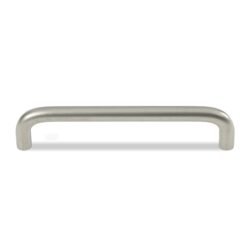 Poignée de Meuble « Minimaliste » – 128mm d&rsquo;Entraxe – Nickel Mat (Lot de 2)