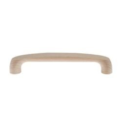 Poignée de Meuble « Japandi » – 128mm d&rsquo;Entraxe – Bois Brut (Lot de 2)