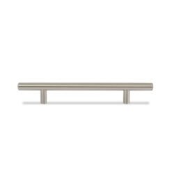 Poignée de Meuble – 128mm d&rsquo;Entraxe – Inox (Lot de 2)