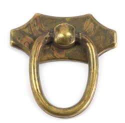 Bouton de Meuble – Laiton Vieilli – 50x25mm (1 pièce)