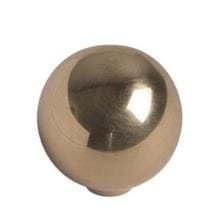 Bouton de Meuble Boule – Laiton Non Verni Patiné- ⌀ 20mm (Lot de 2)