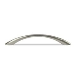 Poignée de Meuble – 128mm d&rsquo;Entraxe – Nickel (Lot de 2)