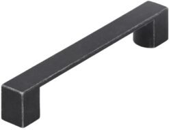 Poignée de Porte « Chic » – 128mm d&rsquo;Entraxe – Noir (Lot de 2)