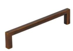 Poignée de Meuble – 128mm d&rsquo;Entraxe – Laiton Noir Brossé (Lot de 2)