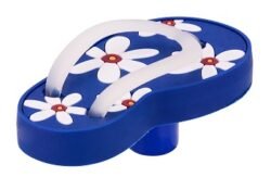 Bouton de Meuble Tongs – Bleu – 70x35mm – Silicone (Lot de 2)