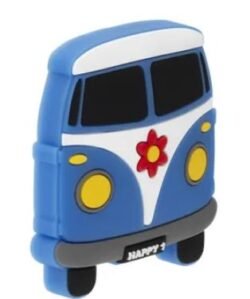 Bouton de Meuble Van – Bleu – 60x50mm – Silicone (1 pièce)