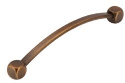 Poignée de Meuble – 96mm d&rsquo;Entraxe – Laiton Noir Brossé (Lot de 2)