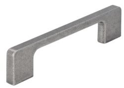 Poignée de Meuble – 128mm d&rsquo;Entraxe – Fer Vieilli (Lot de 2)
